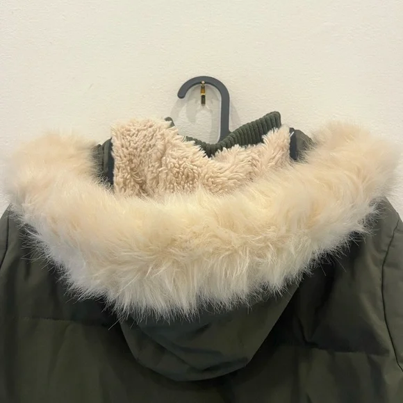 Sweaty Betty Olive Green Puffer Coat size small - Picture 8 of 9